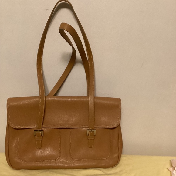 LONGCHAMP LEATHER HANDBAG - Picture 1 of 11